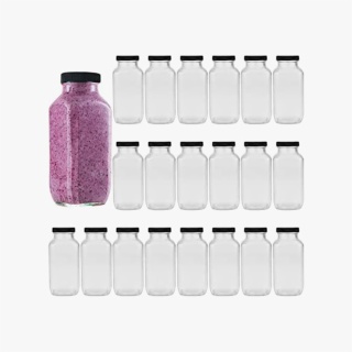 12 oz glass juice bottles