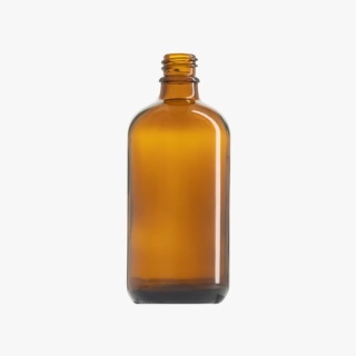 120ml Amber Euro Round Glass Bottle