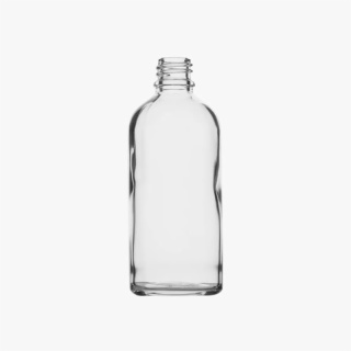 120ml Clear Euro Round Glass Bottle