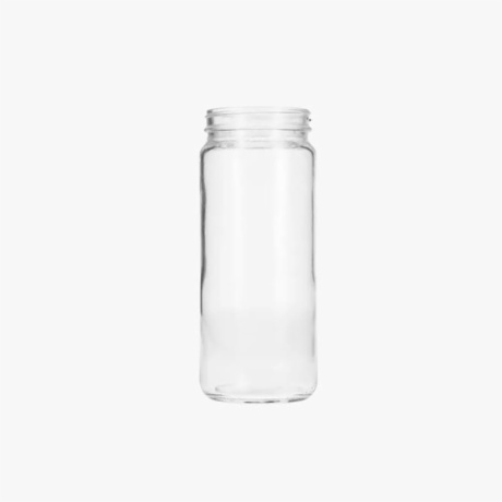 16oz (480ml) Flint Glass Paragon Jar Round