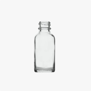 1oz Clear Boston Round Glass Bottle