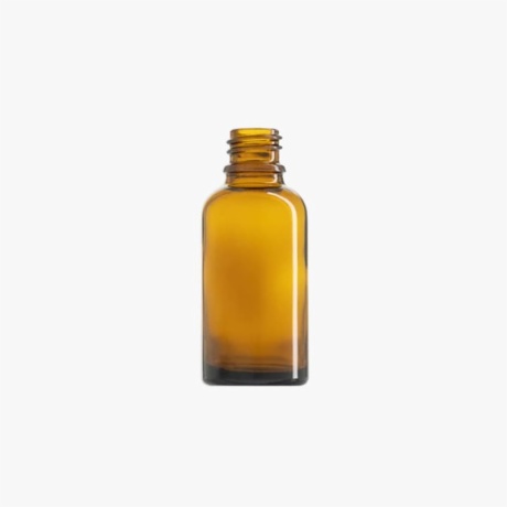 20ml Amber Euro Round Glass Bottle