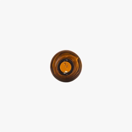 2oz (60ml) Amber Boston Round Glass Bottle Small Transfer Bead