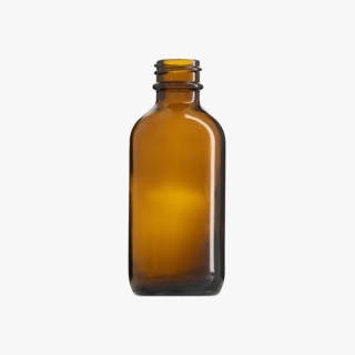 2oz(60ml) Boston Round Amber Glass