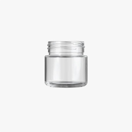 2oz Child Resistant C-Class Jar with Plastic Wood Finish Lid