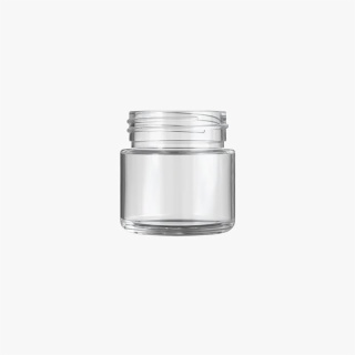 2oz Child Resistant C-Class Jar with Plastic Wood Finish Lid