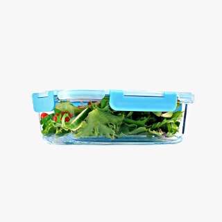 Glass Salad Container