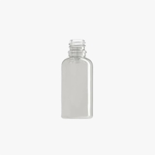 30ml Chrome Euro Round Glass Bottle