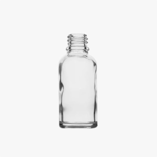 30ml Clear Euro Round Glass Bottle