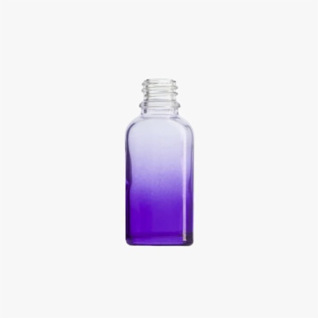 30ml Gradient Purple Euro Round Glass Bottle