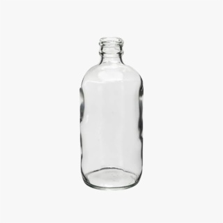 32 Ounce Clear Boston Round Glass Bottle