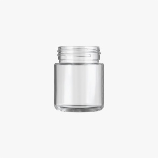 3oz Child Resistant C-Class Jar with Plastic Shiny White Lid