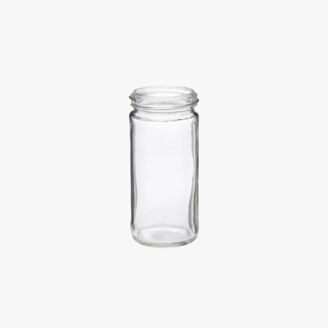 4oz Clear Glass Spice Jars