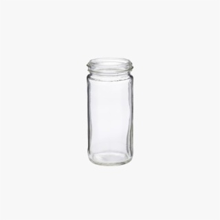 4oz Clear Glass Spice Jars