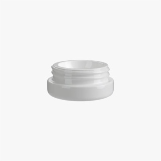 5ml Solid White Glass Child Resistant Concentrate Jar