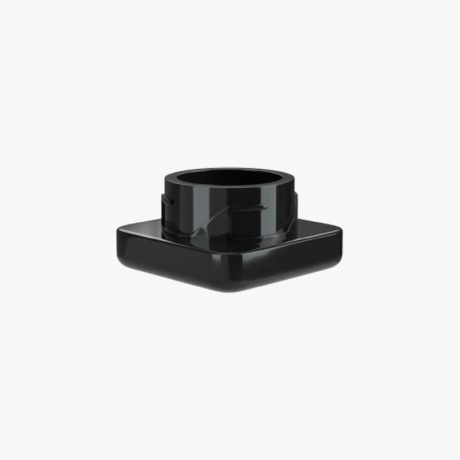 5ml Square Solid Black Glass Child Resistant Concentrate Jar