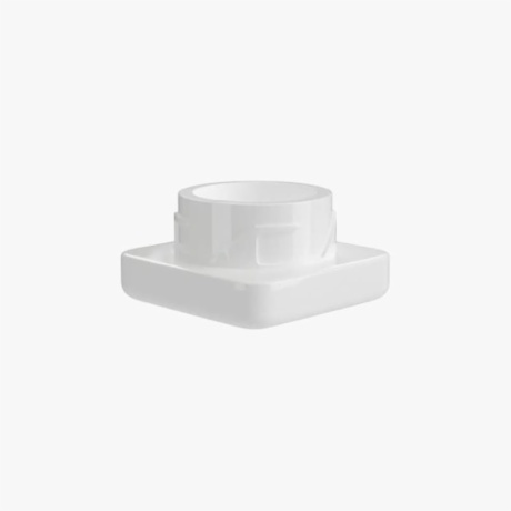 5ml Square Solid White Glass Child Resistant Concentrate Jar