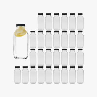 8 oz glass juice bottles
