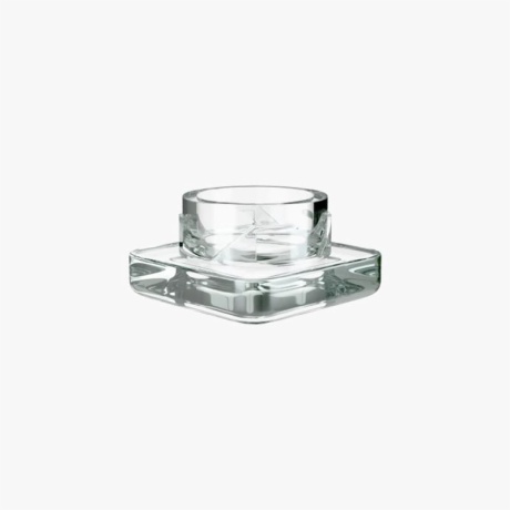 9ml Square Child Resistant Clear Glass Concentrate Jar