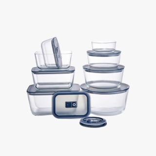 Antislip Lightweight Borosilicate Glass Food Box