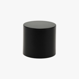 Black Cylindrical Perfume Bottle Lid