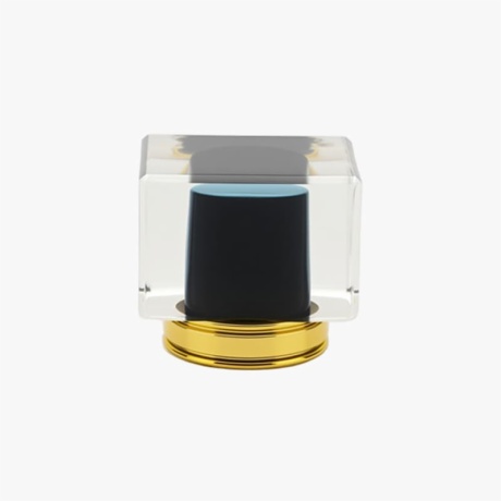 Black&Gold Square Perfume Bottle Cap