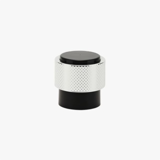 Black&Silver Cylindrical Perfume Bottle Cap