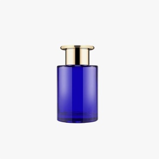 blue diffuser bottle with cap