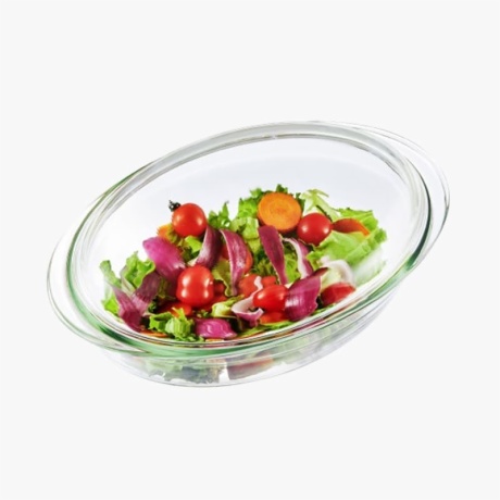 Borosilicate Glass Oval Casserole