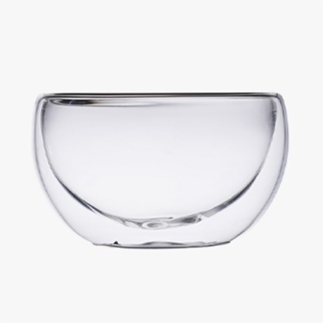 clear glass fruit bowl