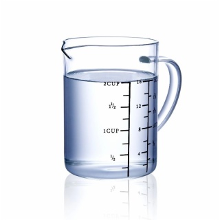2 Cup Borosilicate Glass Measuring Mug