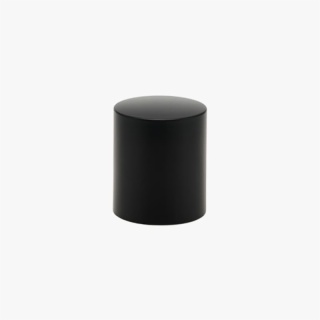 Cylindrical Matte Black Perfume Bottle Cap