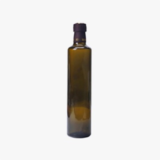 dark olive oil bottle