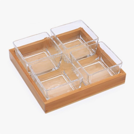 dry fruit container set glass