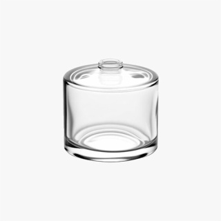 Empty 50ml Cylindrical Glass Perfume Bottle