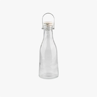 flip top glass bottle