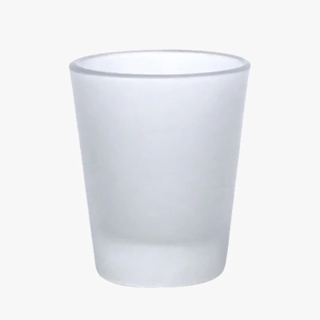 frosted shot glass
