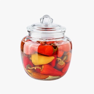 glass jar with lid for pickles