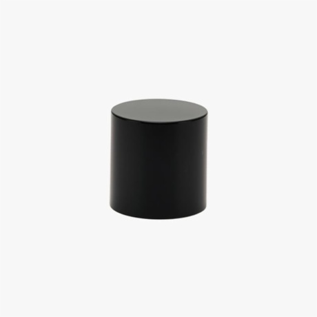 Glossy Black  Perfume Bottle Cap Cylindrical