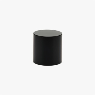 Glossy Black  Perfume Bottle Cap Cylindrical