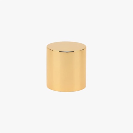 Gold Cylindrical Perfume Bottle Cap