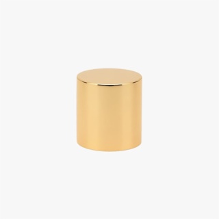 Gold Cylindrical Perfume Bottle Cap