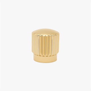 Gold Striated Perfume Bottle Cap