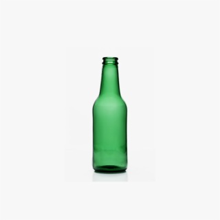 green beer pint bottle