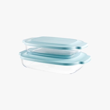 Heat Resistant Glass Bakeware With Lid