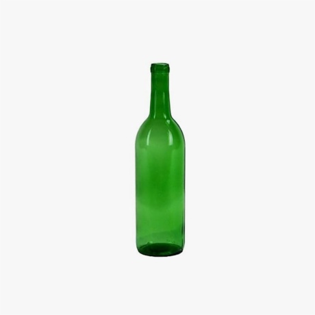 long neck green glass beer bottle