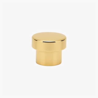 Luxury Gold Round Perfume Bottle Cap