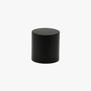 Matte Black Perfume Bottle Cap Cylindrical