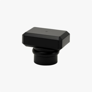 Matte Black Trapezoid Perfume Bottle Cap