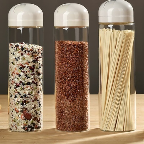 Noodles Glass Storage Jar